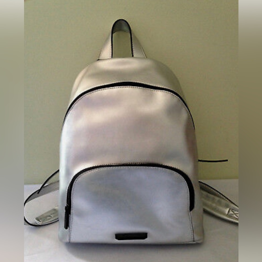 Final markdown!!!Kendall + Kylie Silver Metallic Vegan Leather Hot Backpack